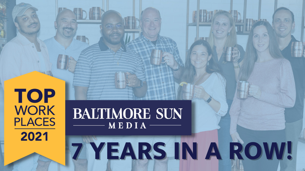 Visionist Listed as One of Baltimore Sun’s Top Workplaces in 2021