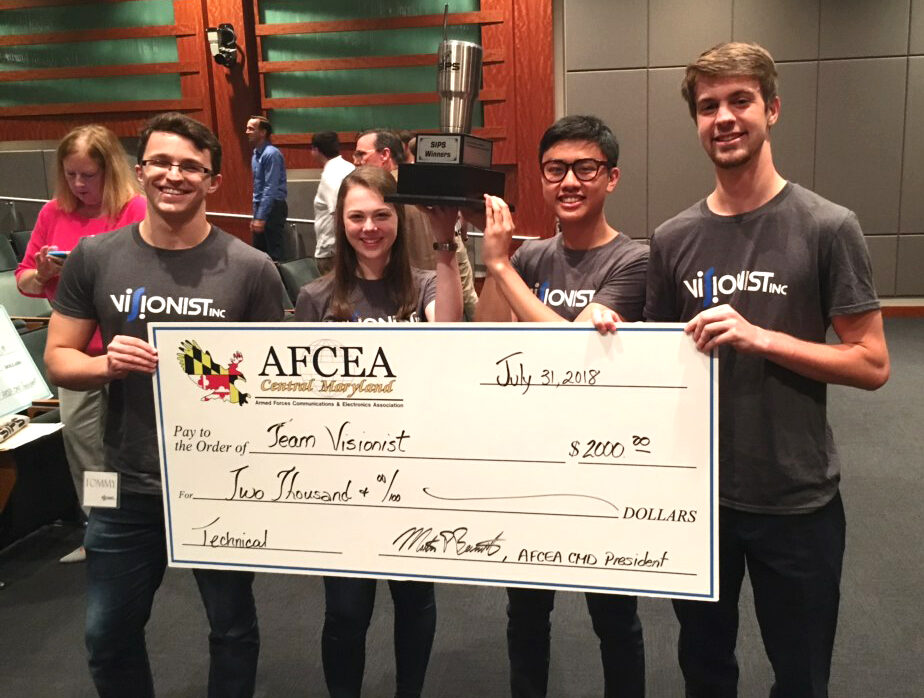 Visionist Intern Team Wins AFCEA SIPS Competition